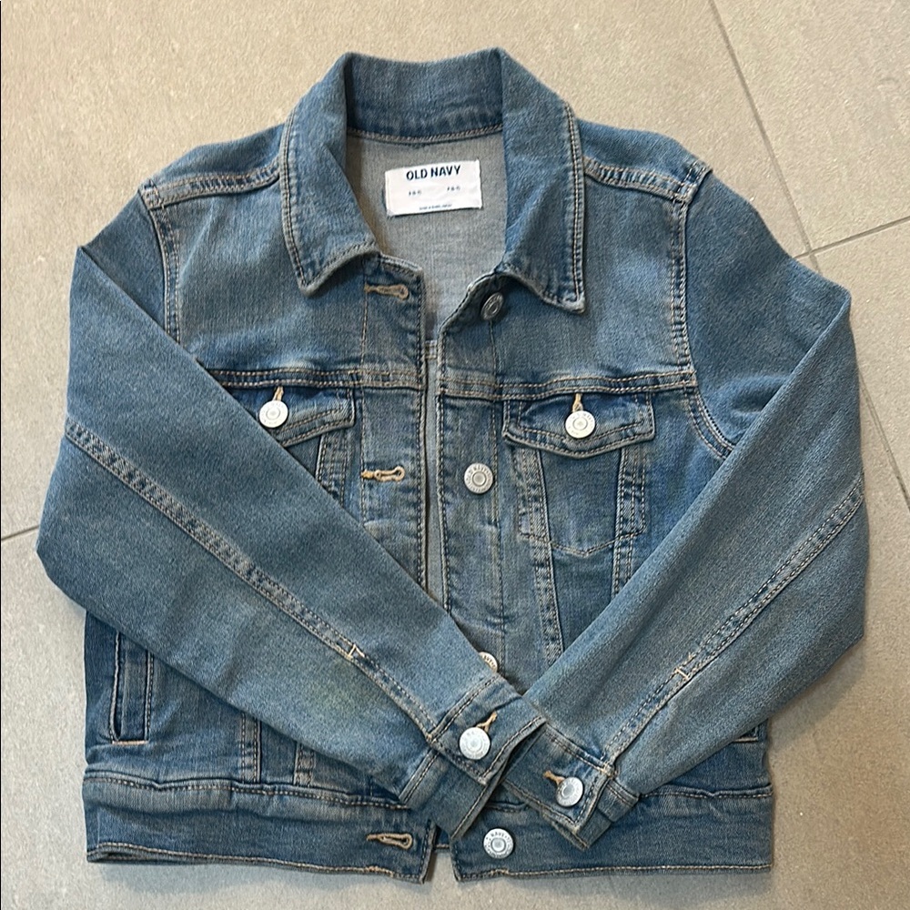 Girls Old Navy Kids Denim Jacket - Blue